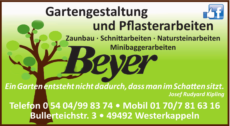 Gartengestaltung und Pflasterarbeiten Beyer Gartengestaltung und Pflasterarbeiten Beyer
