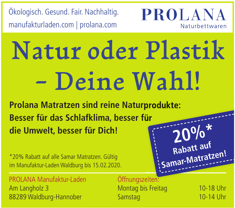 Prolana Manufaktur-Laden Prolana Manufaktur-Laden
