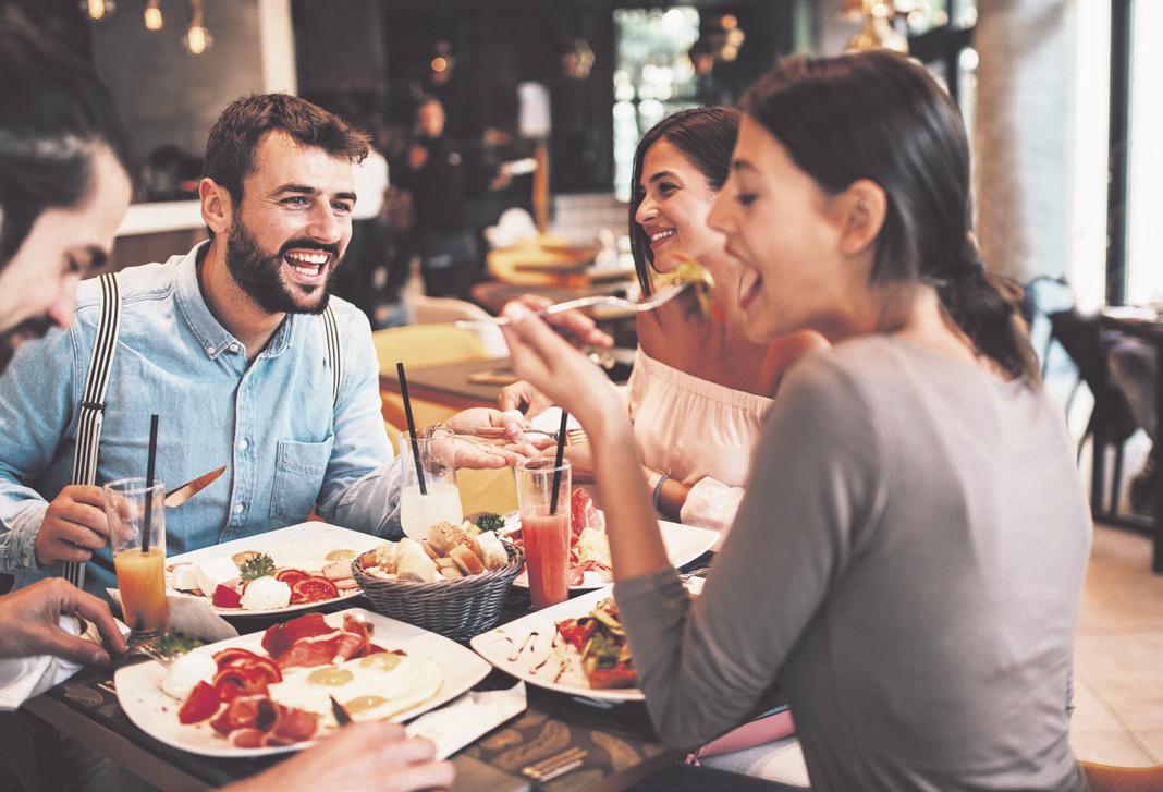 Auch wenn es zurzeit Einschränkungen in den Restaurants gibt: Man sollte sich davon die gute Laune nicht verderben lassen. Foto: zVg. Auch wenn es zurzeit Einschränkungen in den Restaurants gibt: Man sollte sich davon die gute Laune nicht verderben lassen. Foto: zVg.