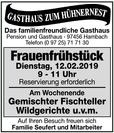 Gasthaus Zum Hühnernest Gasthaus Zum Hühnernest