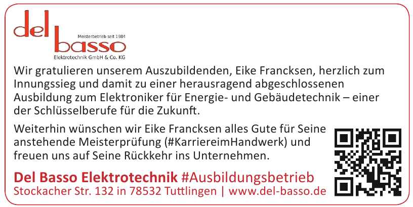 Del Basso Elektrotechnik Del Basso Elektrotechnik