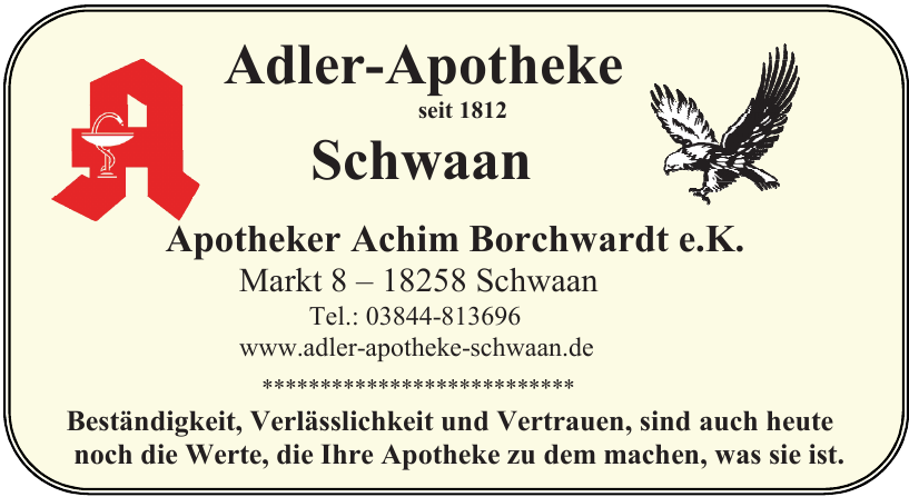 Adler-Apotheke Schwaan Adler-Apotheke Schwaan