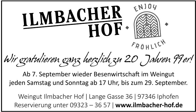 Weingut Ilmbacher Hof Weingut Ilmbacher Hof