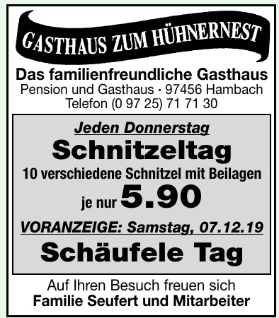 Gasthaus Zum Hühnernest Gasthaus Zum Hühnernest