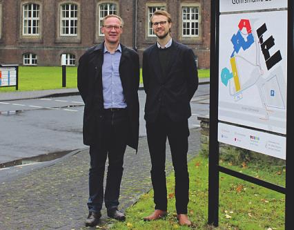 Udo Krause (l.) ist Leiter der städtischen Projektgruppe für das Areal, Jonas Geist bei der Stadt verantwortlich für die Immobilien Bild: Stadt Bergisch Gladbach Udo Krause (l.) ist Leiter der städtischen Projektgruppe für das Areal, Jonas Geist bei der Stadt verantwortlich für die Immobilien Bild: Stadt Bergisch Gladbach