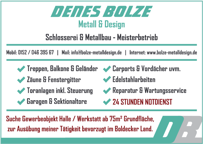 Metall & Design Denes Bolze Metall & Design Denes Bolze