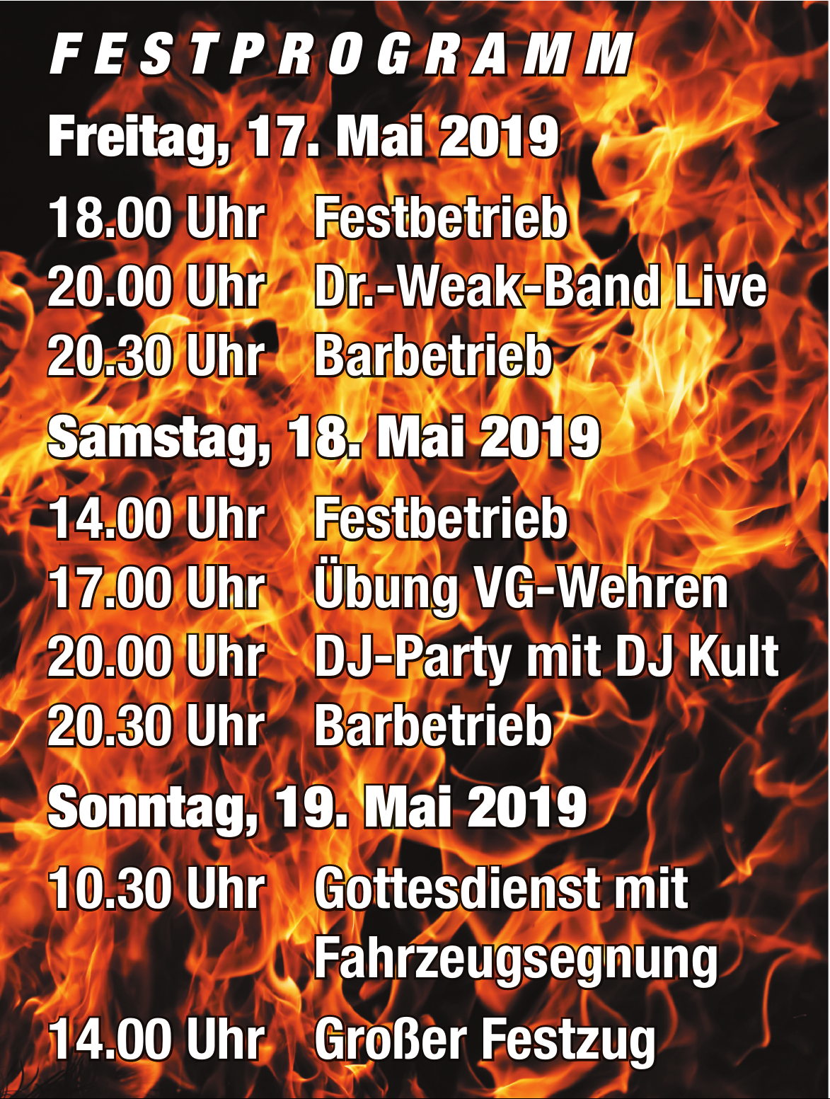 Festprogramm Festprogramm