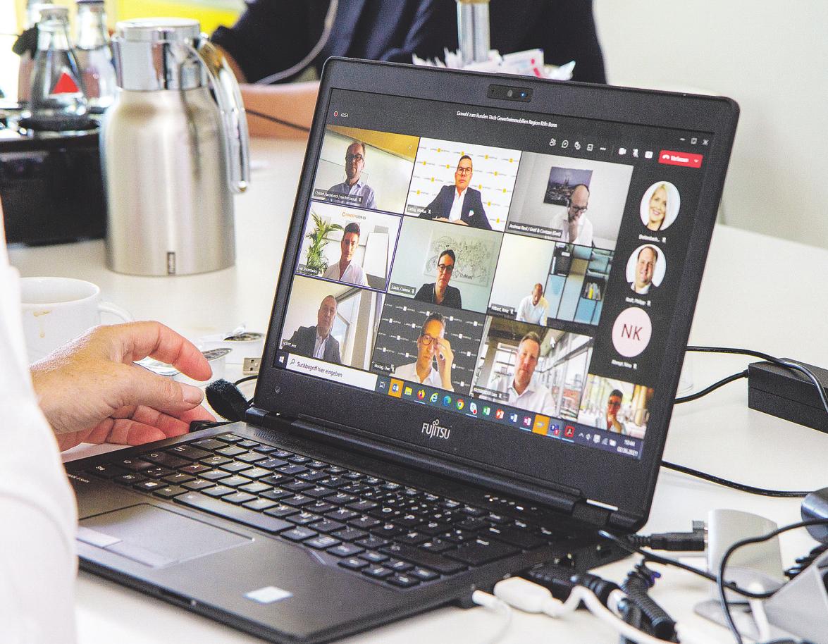 Aufgrund der aktuellen Lage fand der Runde Tisch Gewerbeprojekte auf digitalem Wege statt Bild: Kay Clauberg Aufgrund der aktuellen Lage fand der Runde Tisch Gewerbeprojekte auf digitalem Wege statt Bild: Kay Clauberg