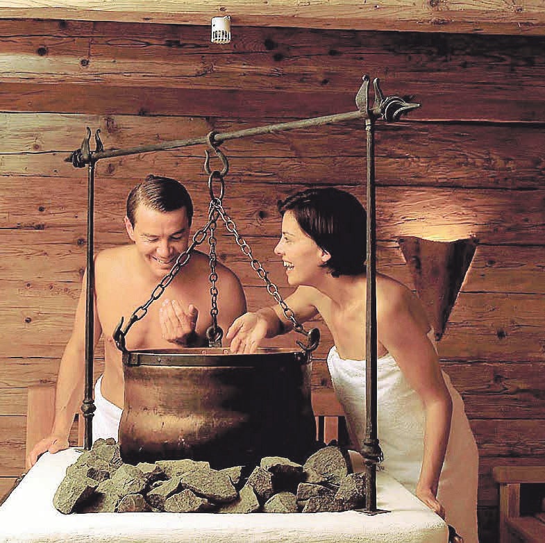 Ein Schwitzbad stärkt das Wohlbefinden. Foto: Bad Füssing Ein Schwitzbad stärkt das Wohlbefinden. Foto: Bad Füssing
