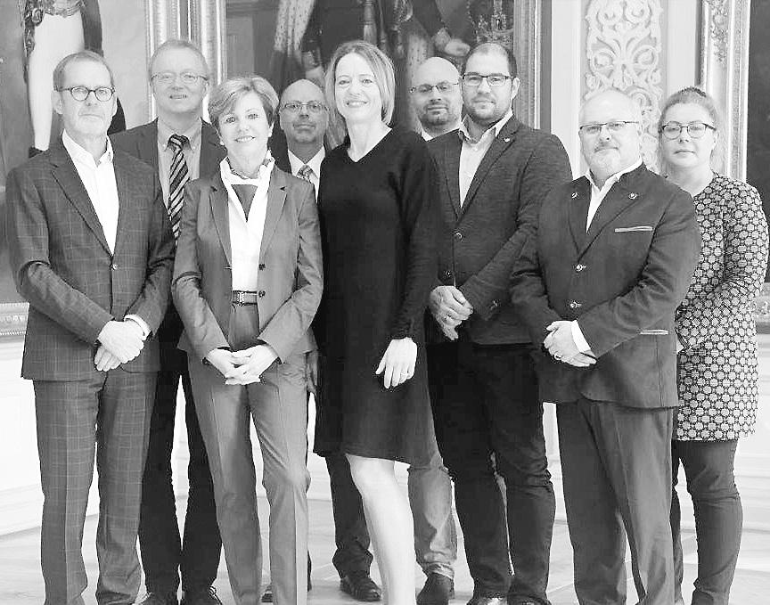 Empfang der Delegation aus Wien in den Räumen des Oberlandesgerichts Celle. Foto: ©OLG Celle, Jacqueline Laski Empfang der Delegation aus Wien in den Räumen des Oberlandesgerichts Celle. Foto: ©OLG Celle, Jacqueline Laski