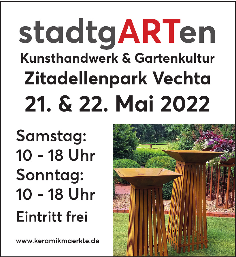 stadtgARTen Kunsthandwerk & Gartenkultur