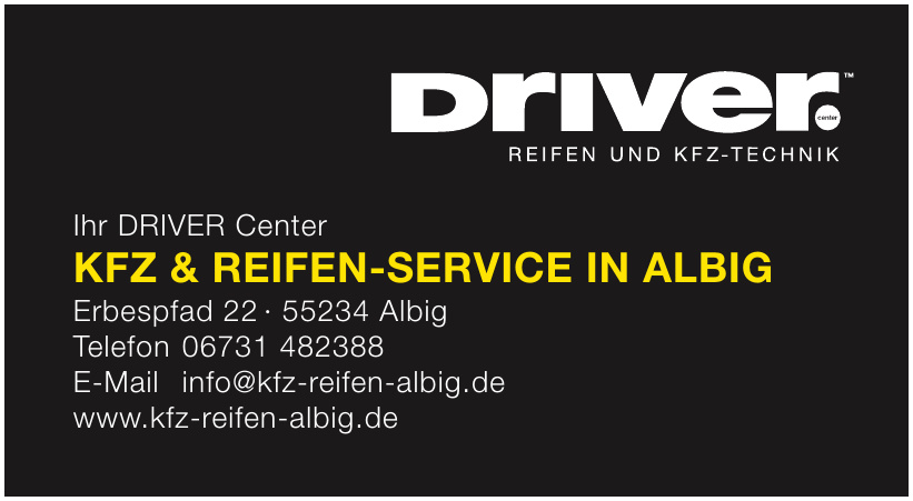 Driver Center - Kfz & Reifen-Service
