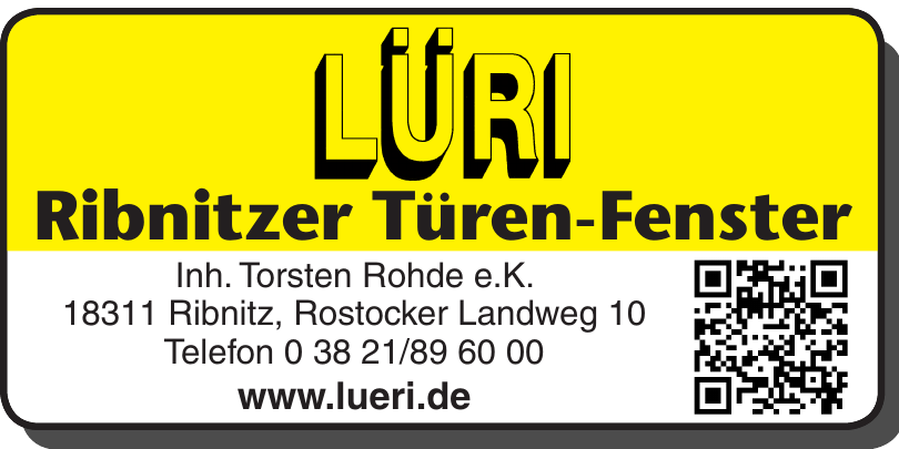 Lüri Ribnitzer Türen-Fenster Lüri Ribnitzer Türen-Fenster