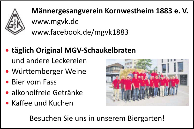 Männergesangverein Kornwestheim 1883 e. V.