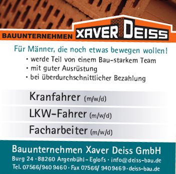 Xaver Deiss Bauunternehmen GmbH Xaver Deiss Bauunternehmen GmbH