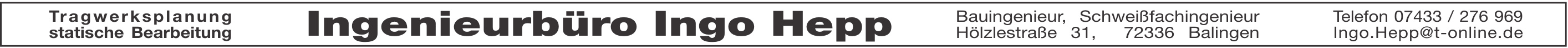 Ingenieurbüro Ingo Hepp Ingenieurbüro Ingo Hepp