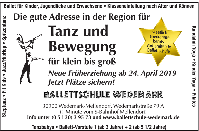 Ballettschule Wedemark Ballettschule Wedemark