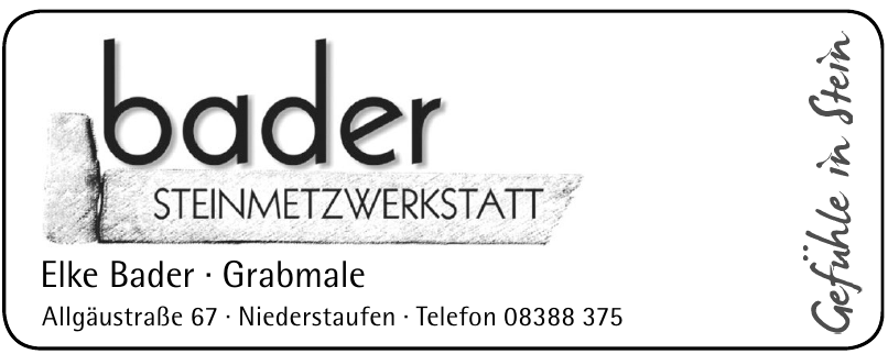 Elke Bader - Grabmale Elke Bader - Grabmale