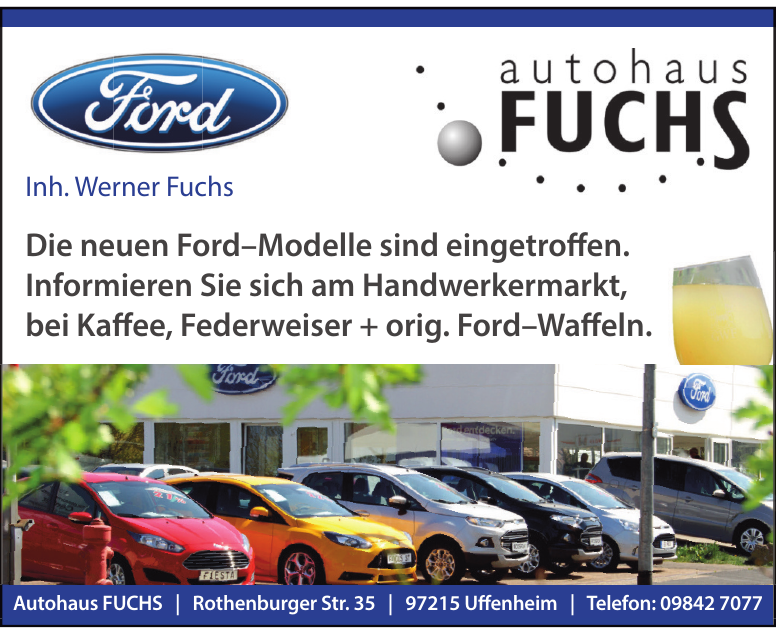 Autohaus Fuchs Inh. Werner Fuchs Autohaus Fuchs Inh. Werner Fuchs