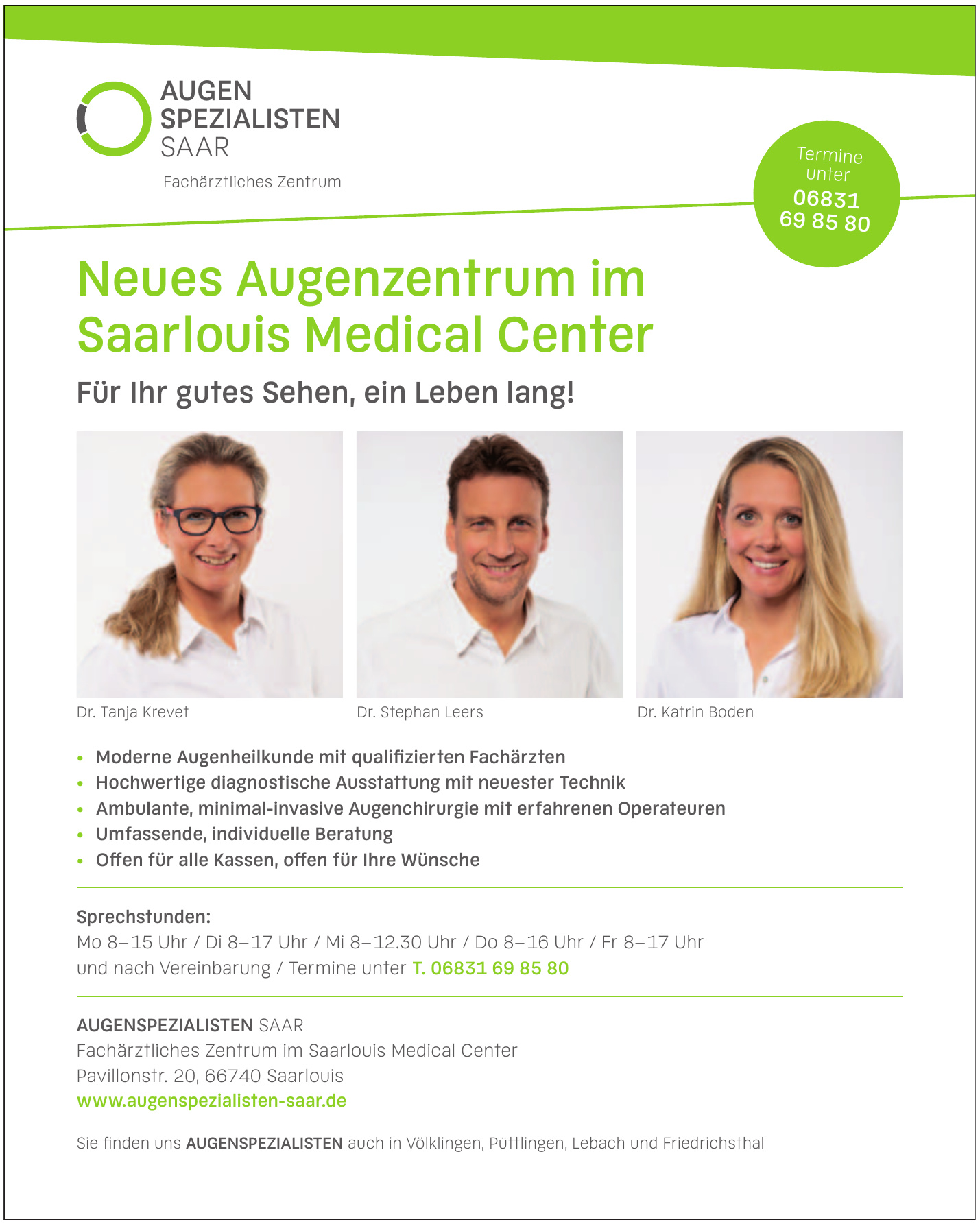 Fachärztliches Zentrum im Saarlouis Medical Center Fachärztliches Zentrum im Saarlouis Medical Center