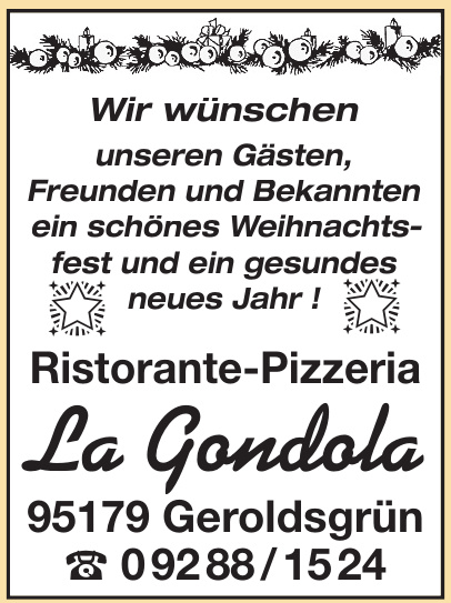 Ristorante-Pizzeria La Gondola Ristorante-Pizzeria La Gondola