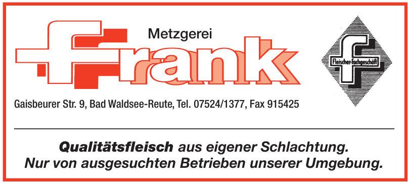 Metzgerei Frank Metzgerei Frank