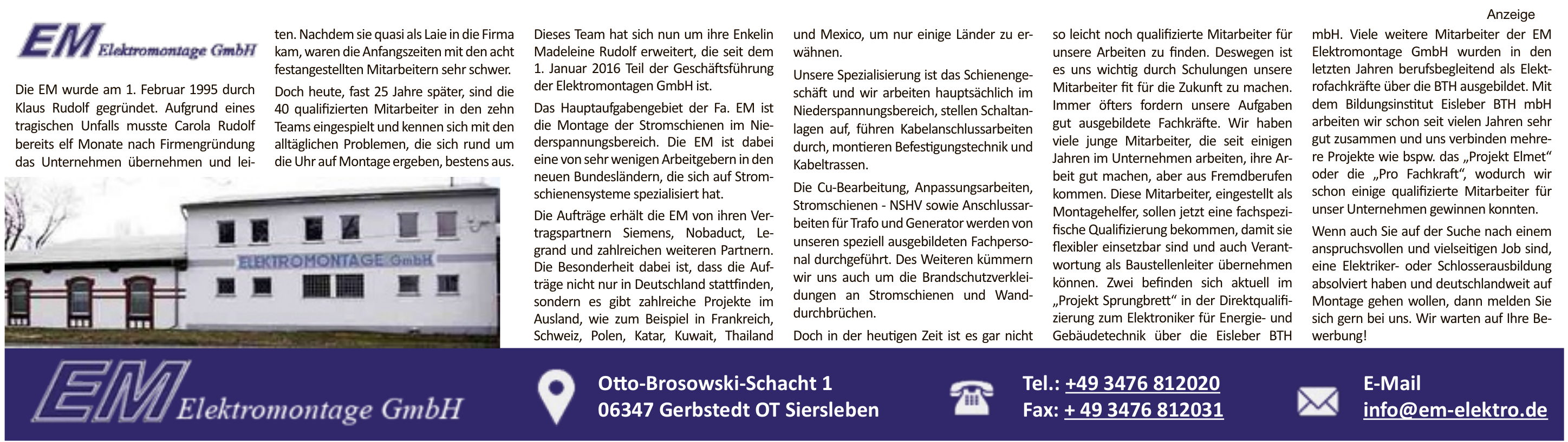 EM Elektromontage GmbH EM Elektromontage GmbH