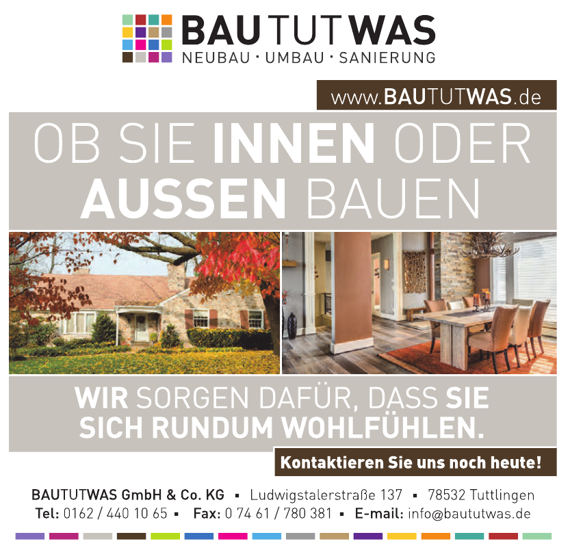 BAUTUTWAS GmbH & Co. KG BAUTUTWAS GmbH & Co. KG