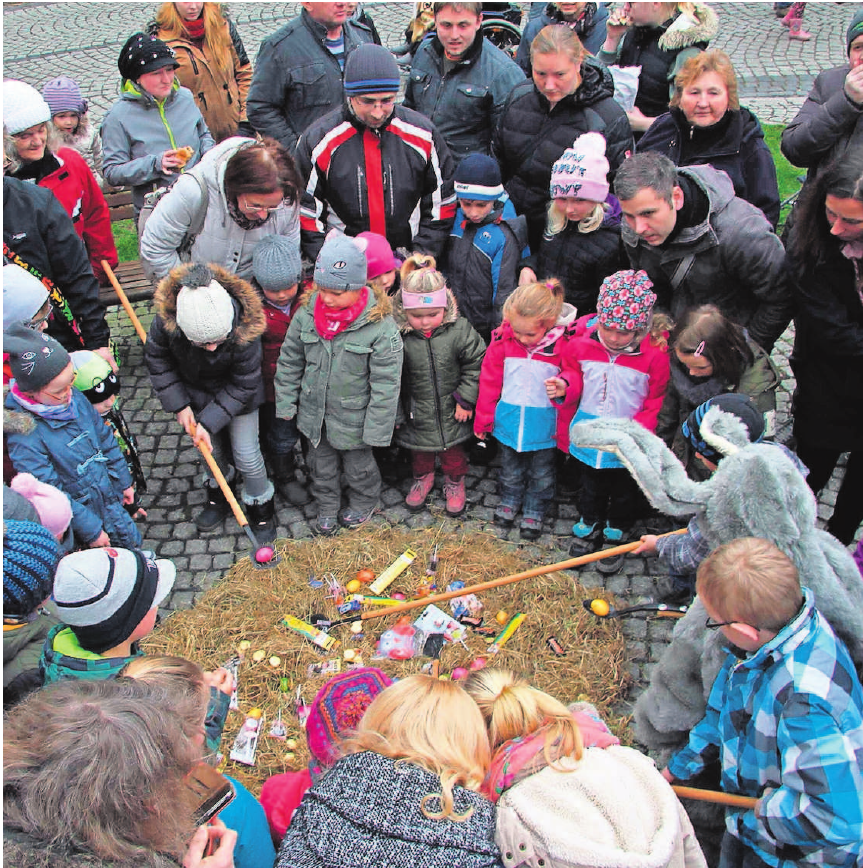 Die Kleinen dürfen sich auf das Ostereier-Angeln freuen. Foto: Mega Die Kleinen dürfen sich auf das Ostereier-Angeln freuen. Foto: Mega