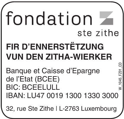 Fondation Ste Zithe