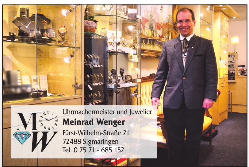 Uhrmachermeister und Juwelier Meinrad Wenger Uhrmachermeister und Juwelier Meinrad Wenger