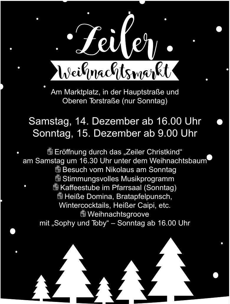 Zeiler Weihnachtsmarkt Zeiler Weihnachtsmarkt