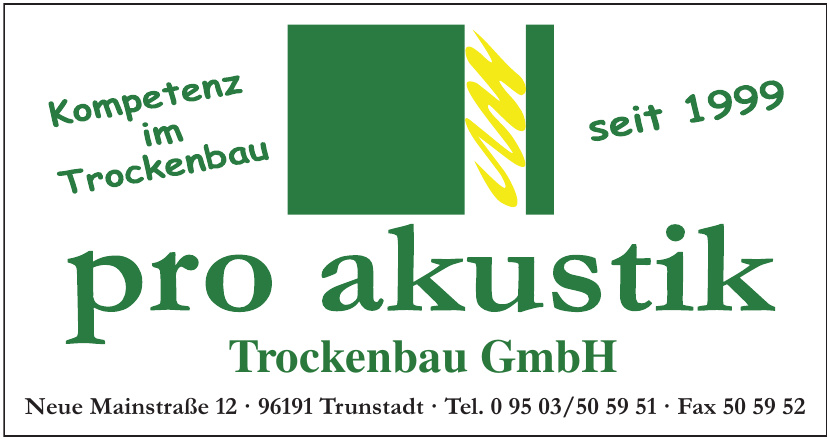 pro akustik Trockenbau GmbH
