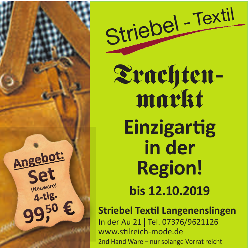Striebel Textil Langenenslingen Striebel Textil Langenenslingen