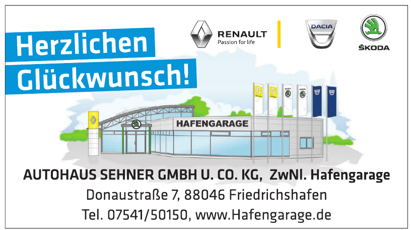 Autohaus Sehner GmbH u. Co. KG, ZwNl. Hafengarage Autohaus Sehner GmbH u. Co. KG, ZwNl. Hafengarage