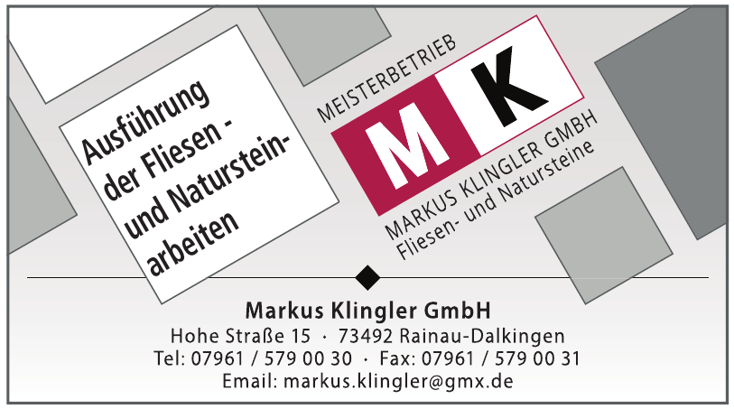 Markus Klingler GmbH Markus Klingler GmbH