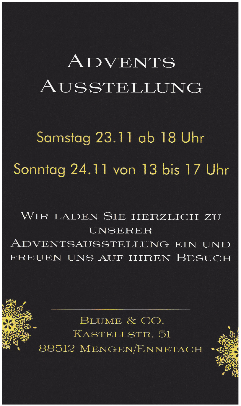 Blume & Co. Blume & Co.