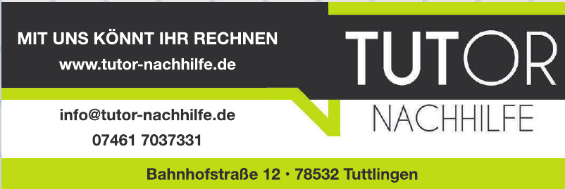 Tutor Nachhilfe Tutor Nachhilfe