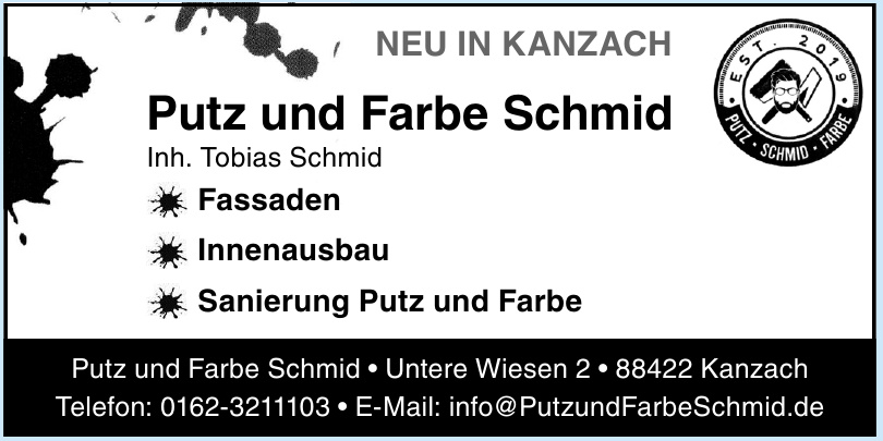 Putz und Farbe Schmid Putz und Farbe Schmid