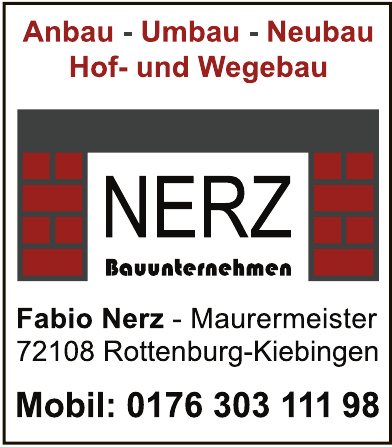 Nerz Bauunternehmen, Fabio Nerz - Maurermeister