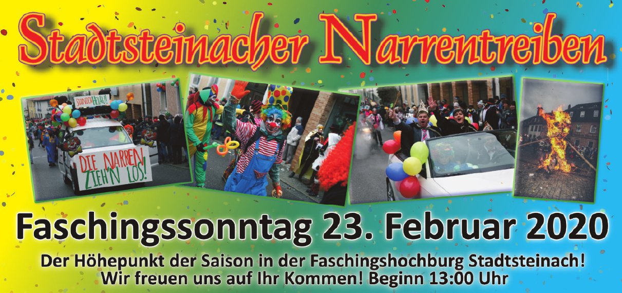 Stadtsteinacher Narrentreiben Stadtsteinacher Narrentreiben