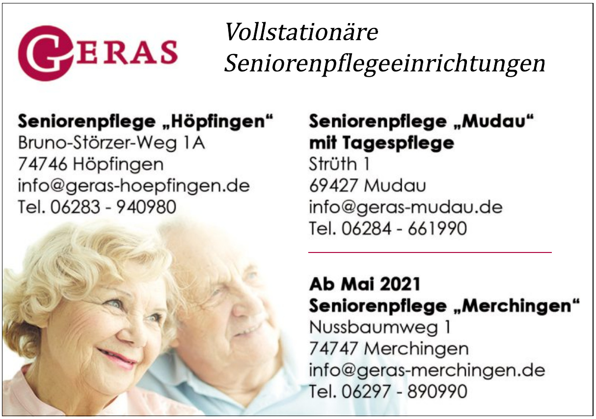 GERAS Seniorenpflege GmbH - Seniorenpflege Höpfingen