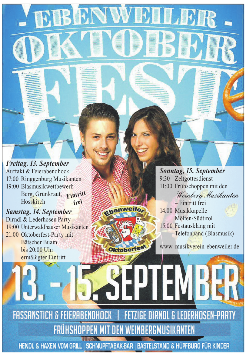Ebenweiler-Oktoberfest Ebenweiler-Oktoberfest