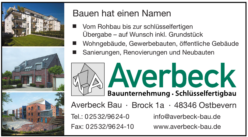 Averbeck Bau GmbH & Co.KG Averbeck Bau GmbH & Co.KG