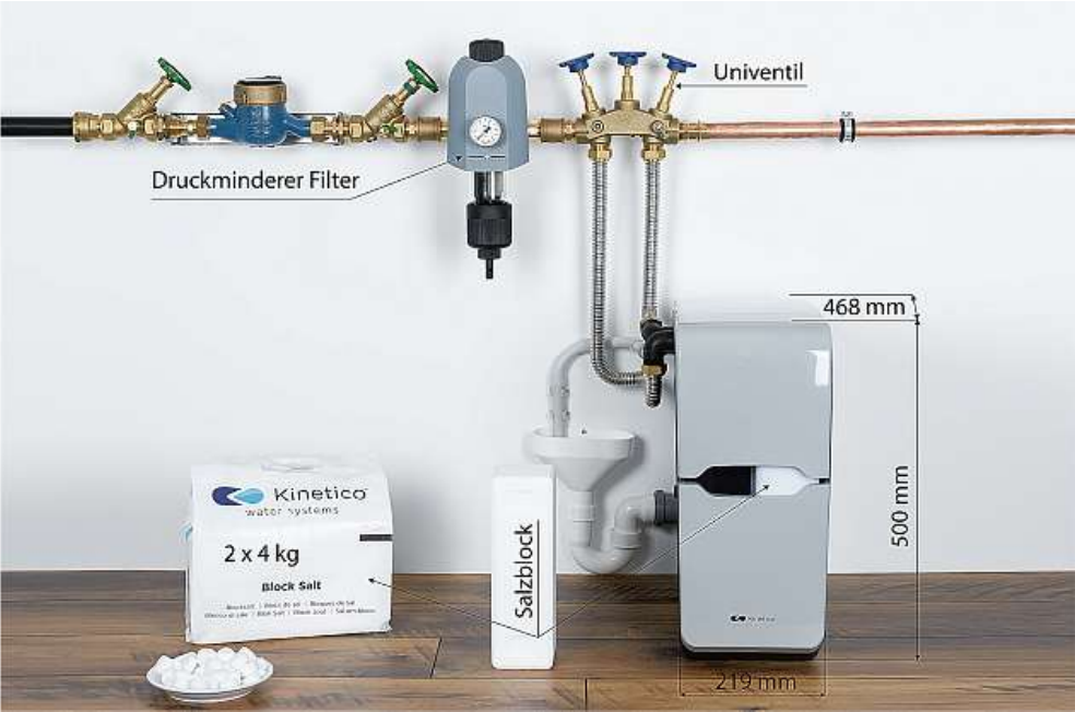 Eine Weichwasseranlage ist in der Regel in zwei Stunden installiert. FOTO: CHRISTIANE MUENSTER Eine Weichwasseranlage ist in der Regel in zwei Stunden installiert. FOTO: CHRISTIANE MUENSTER