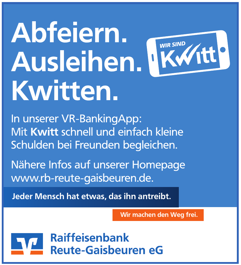 Raiffeisenbank Reute-Gaisbeuren eG Raiffeisenbank Reute-Gaisbeuren eG