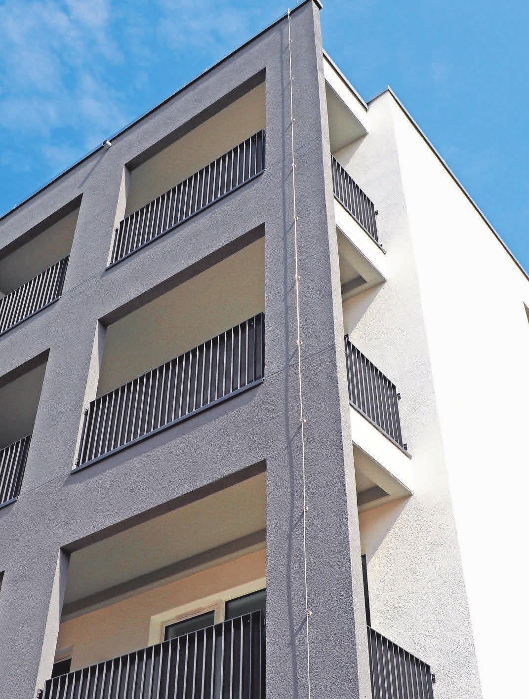 Die Wohnungen verfügen über große Balkone. Die Wohnungen verfügen über große Balkone.