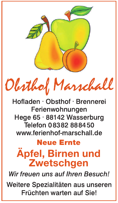 Ferien- und Obsthof Marschall Ferien- und Obsthof Marschall