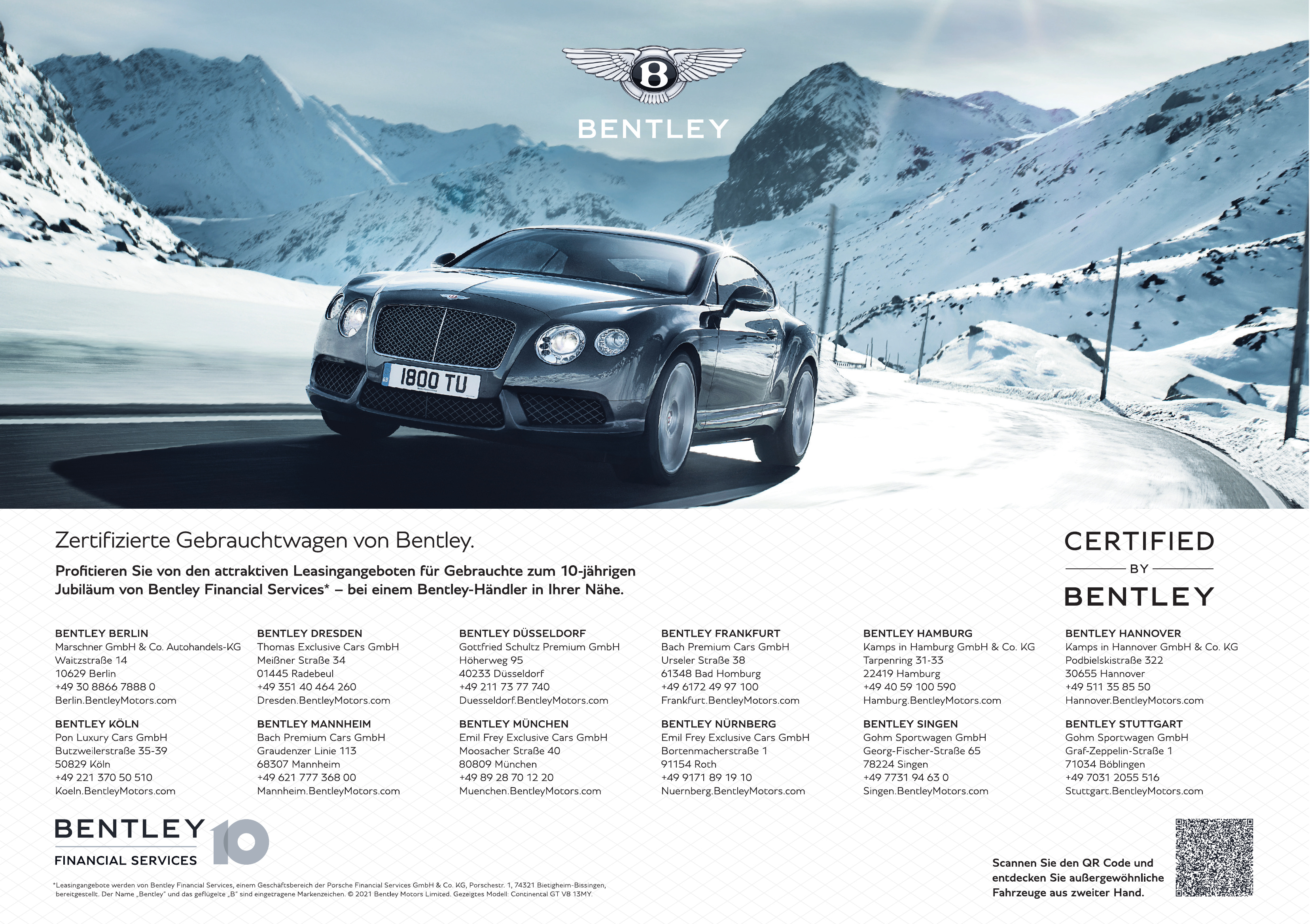 Bentley Berlin, Marschner GmbH & Co. Autohandels KG