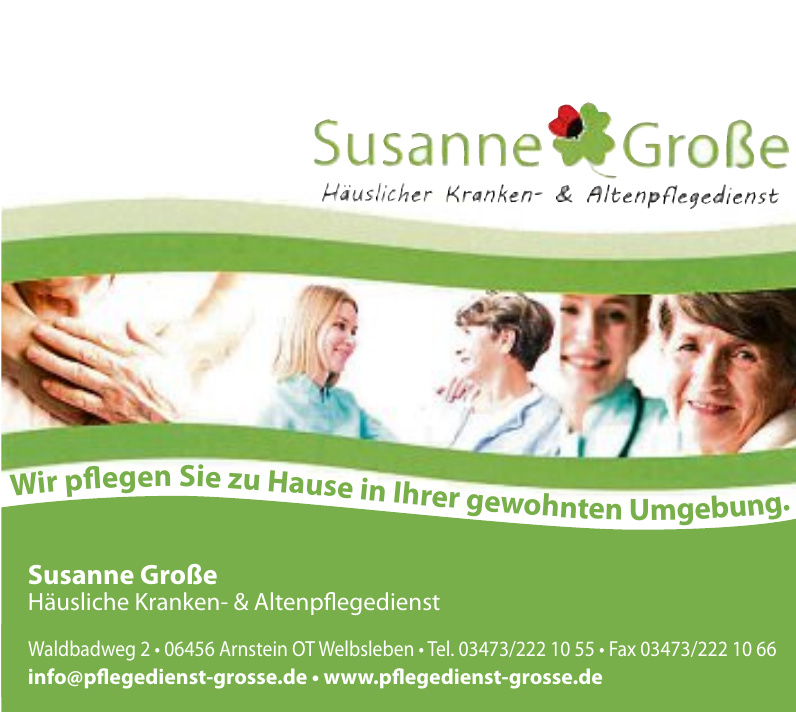 Susanne Große Häusliche Kranken- & Altenpflegedienst Susanne Große Häusliche Kranken- & Altenpflegedienst